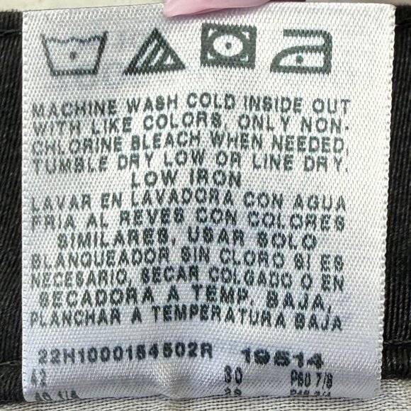 Lee Relaxed Fit Mid Rise All Day Straight Leg Pant Women +18 Petite Gray - Picture 7 of 8